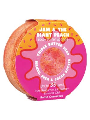 Bomb Cosmetics Jam And The Giant Peach Body Buffer