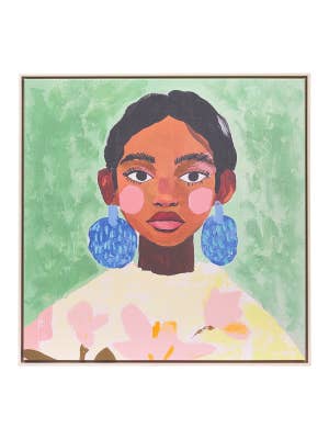 Billie Girl Framed Canvas 94x94