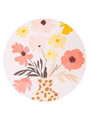 Billie White Vase Ceramic Coaster