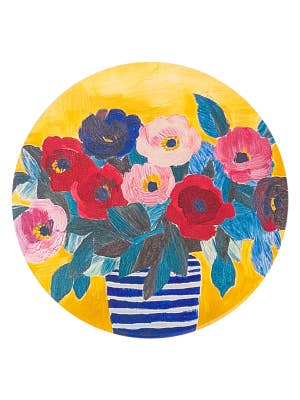 Billie Blue Vase Ceramic Coaster