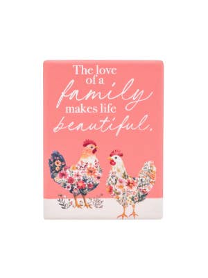 Cottage Grove Family Ceramic Magnet