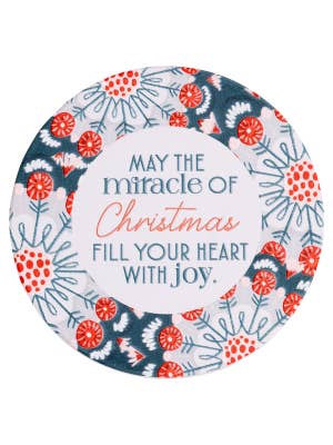Christmas Joy Ceramic Coaster