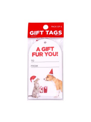 Christmas Fur You Set Of 6 Gift Tags