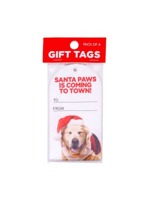 Christmas Coming To Town Set Of 6 Gift Tags