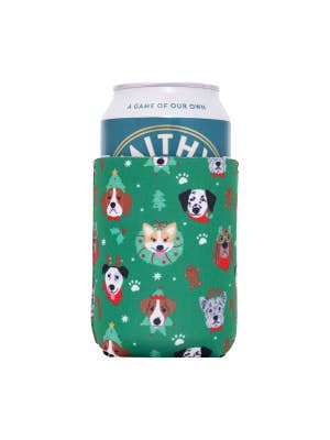 Christmas Dogs Stubby Cooler