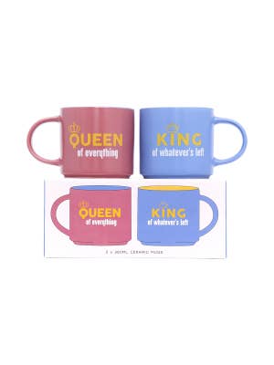 Cheeky King & Queen Mug Set