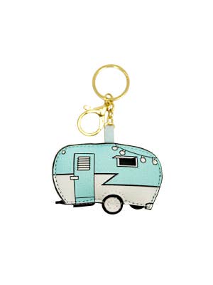 Caravan Blue Caravan Keychain Bag Tag