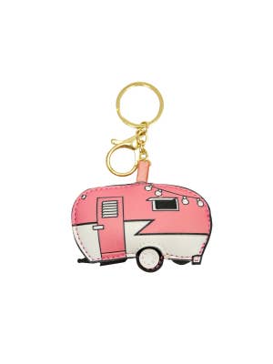 Caravan Pink Caravan Keychain Bag Tag