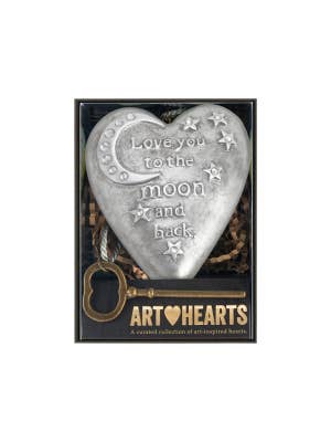 Demdaco Love You To The Moon Art Hearts