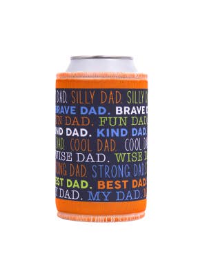 Father's Day Traits Stubby Cooler