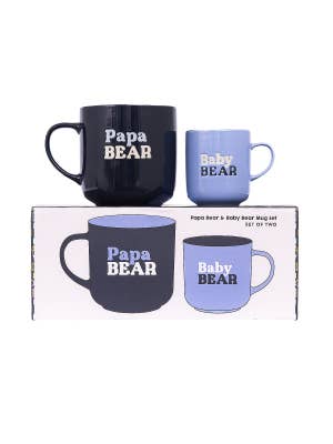 Father's Day Dad & Baby Bear Mug Set