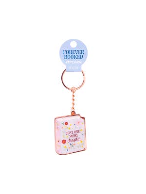 Forever Booked One More Chapter Keychain