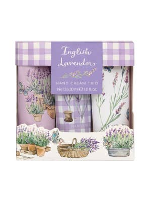 Heathcote & Ivory English Lavender Hand Cream Trio