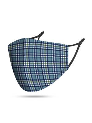 Adult Plaid Reusable Face Mask