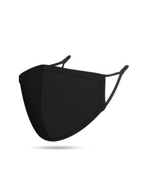 Kids Black Reusable Face Mask