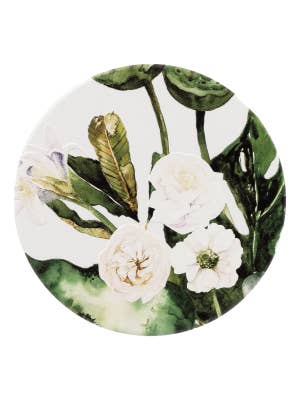 Greenhouse Flower Trio Ceramic Coaster