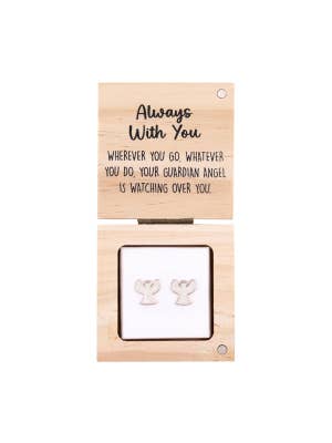 Heart & Soul Guardian Angel Earrings
