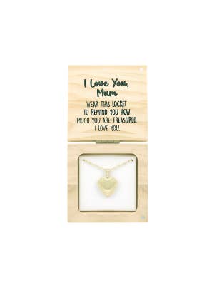 Heart & Soul To My Mum Locket Necklace