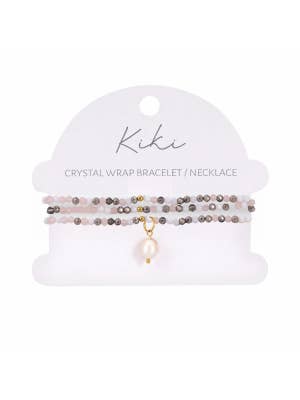 KiKi Pink Aurora Crystal Wrap Jewellery