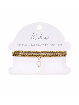 KiKi Golden Mirage Crystal Wrap Jewellery