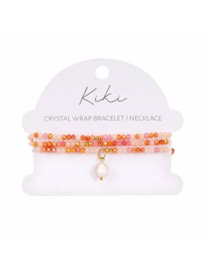 KiKi Blush Bloom Crystal Wrap Jewellery