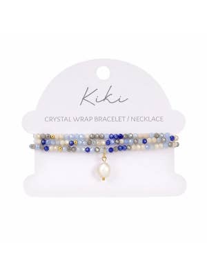 KiKi Azure Drift Crystal Wrap Jewellery