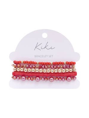 KiKi Crimson Dream Bracelet Set