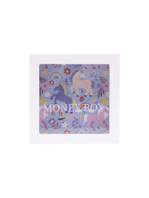 Kids Money Box Unicorn Blank