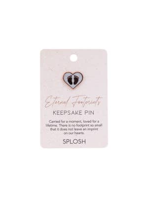 Eternal Footprints Keepsake Pin