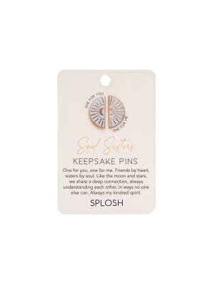 Forever Connected Soul Sisters Keepsake Pin