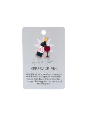 Wine Lover Keepsake Pin