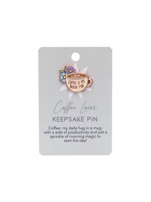 Coffee Lover Keepsake Pin