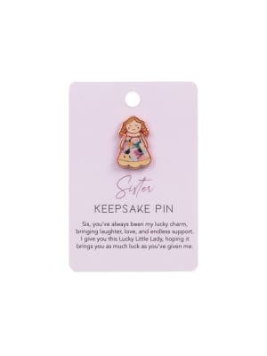 Lucky Little Ladies Sisters Keepsake Pin