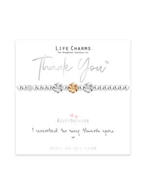 Life Charms Just Because Thank You Bracelet