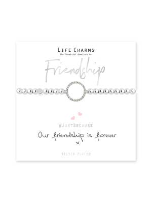 Life Charms Just Because Friendship Bracelet