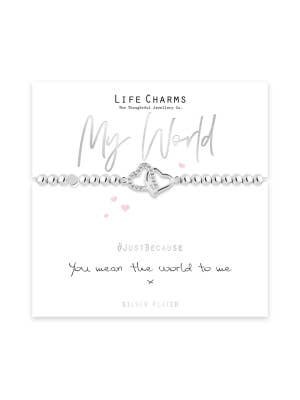 Life Charms Just Because My World Bracelet