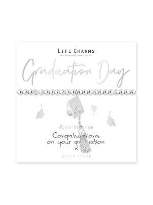 Life Charms Just Because Graduation Bracelet