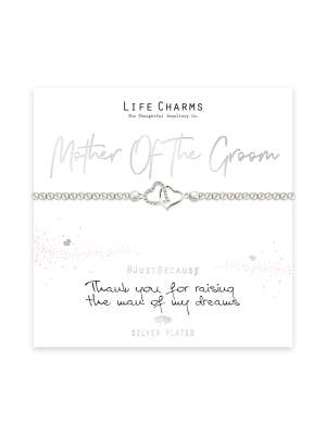 Life Charms Just Because Mother Of The Groom Bracelet