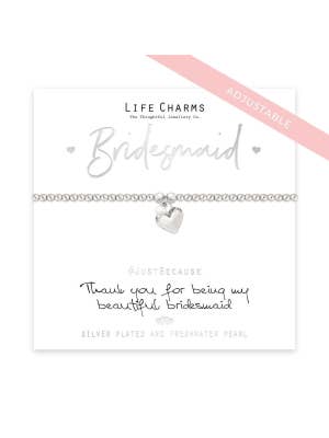 Life Charms Just Because Bridesmaid Bracelet