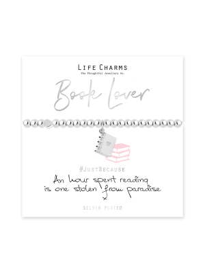 Life Charms Just Because Book Lover Bracelet