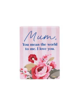 Mother's Day I Love You Ceramic Magnet