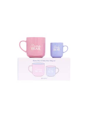 Mother's Day Mum & Baby Bear Mug Set