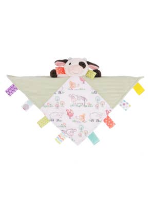 Mary Meyer Taggies Buttercup Cow Character Blanket
