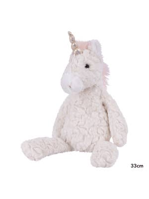 Mary Meyer Putty Animal Cream Unicorn 33cm