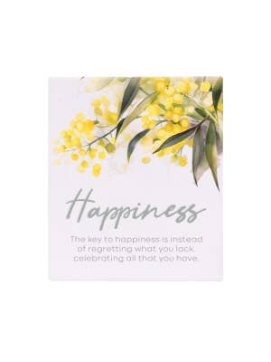 Native Blooms Happiness Verse