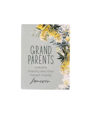 Native Blooms Grandparents Ceramic Magnet
