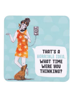 Olive & Co. What Time Coaster