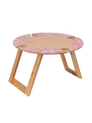 Picnic Retro Floral Foldable Picnic Table