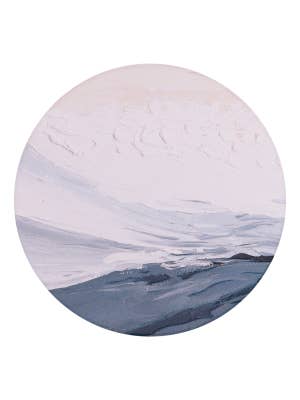 Palm Cove Waves Ceramic Coaster