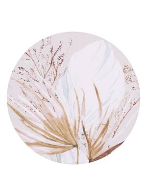 Palm Cove Dried Palm Ceramic Coaster